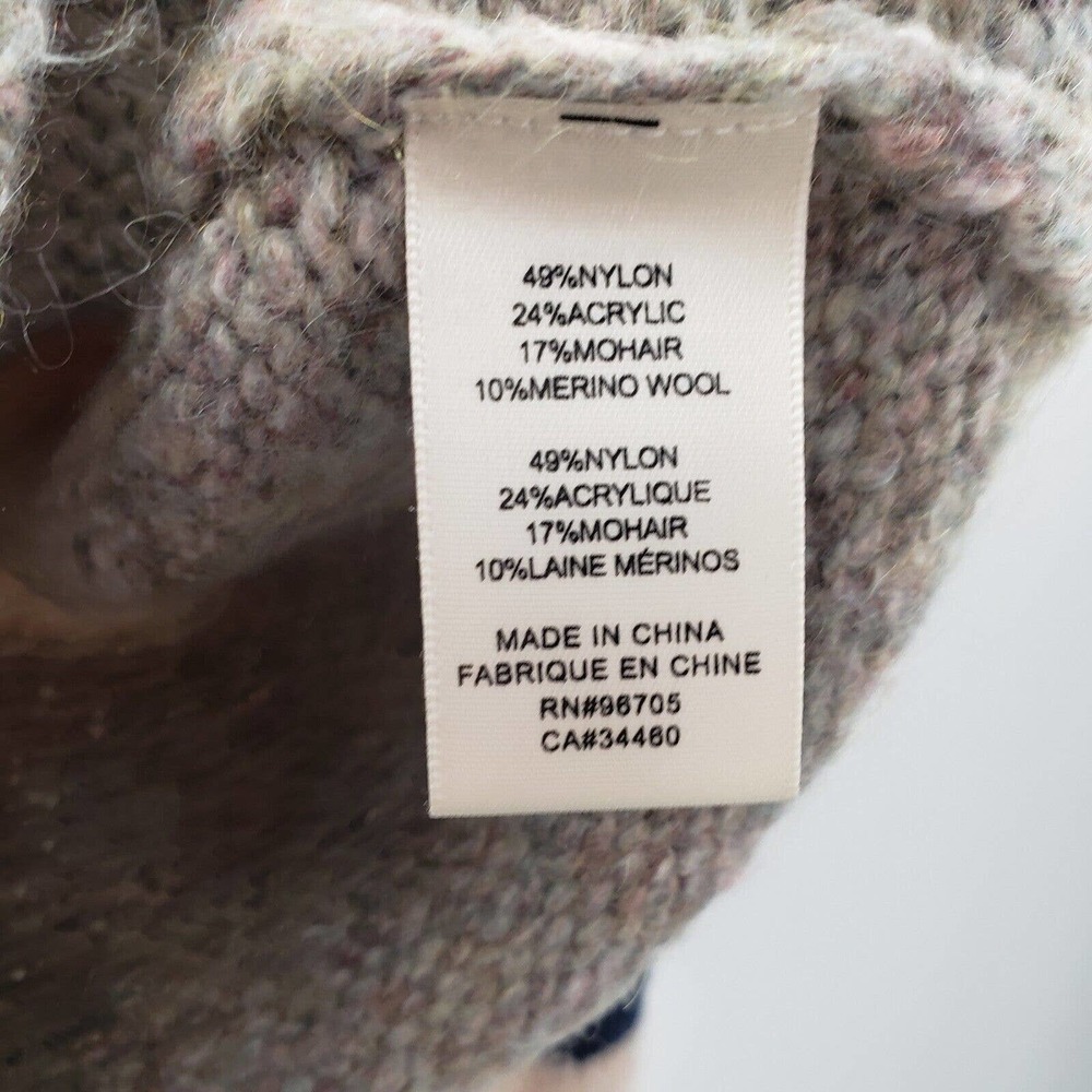 Rebecca Taylor Striped Colorblock Sweater Womens Size Small Wool Blend - Picture 6 of 12